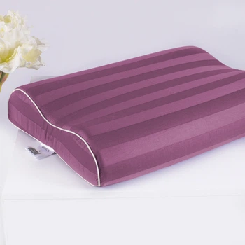 Подушка ортопедична MirSon №6004 Noble stripe Peony Memory 58х40х10.5 см (2200003260854)