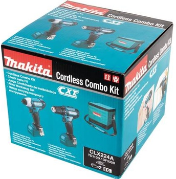 Набори акумуляторних інструментів Makita Battery Combo Kit CXT CLX224A (88381876698)