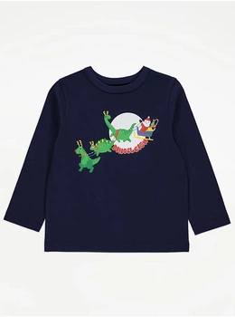 Кофточка с новогодним принтом на мальчика George 98 размер на 2-3 лет
