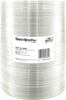 Dyski SmartDisk PRO by Verbatim CD-R 700MB 52X MATT SILVER Wrap 100 szt. (23942698326)