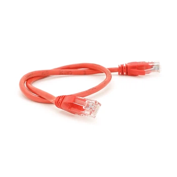 Патч-корд литой RITAR CCA UTP RJ45 Cat.5e 0,3m красный