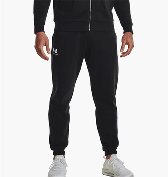 Брюки мужские Under Armour Essential Fleece Jogger L Чорний 1373882-001