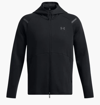 Кофта мужская Under Armour Ua Unstoppable Flc Fz Hd Eu MD Чорний 1389352-001