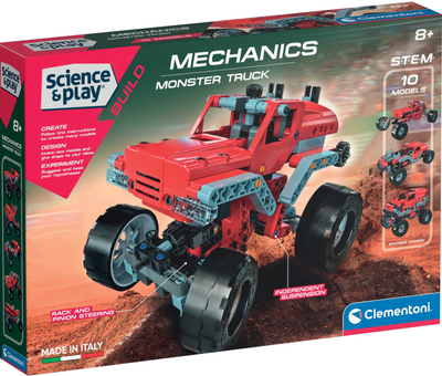 Zestaw klocków Clementoni Science & Play Monster Truck 10 w 1 200 elementów 75038 (8005125750382)
