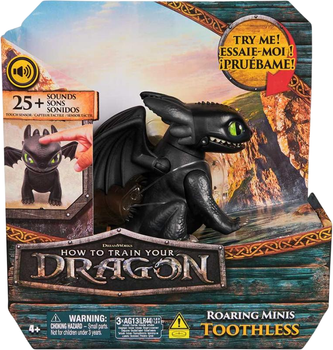 Іграшка інтерактивна Dragons Як приборкати дракона Дракон Беззубик 10 см (SM66676/6074239)