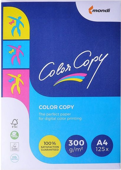 Papier biurowy Mondi Color Copy A4 300 g/m2 klasa A+ 125 arkuszy White (9003974417424)