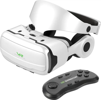 Очки-шлем виртуальной реальности Shinecon VR SC-G02EF + Джойстик Shinecon B01SC (SC-G02EF+SC-B01)