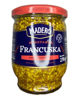 Горчица французская зернистая Madero 270 г