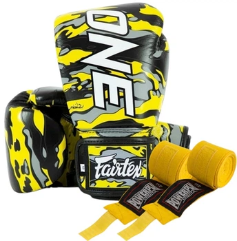 Боксерські рукавиці Fairtex BGV-ONE X STBG (натуральна шкіра) 14 унцій (бинти в комплекті)