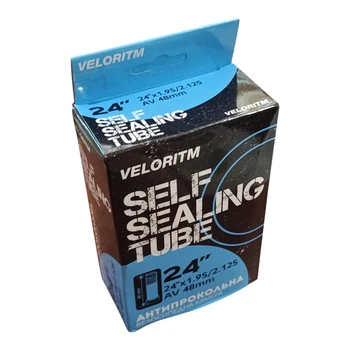 Камера велосипедна VELORITM 24 x 1,95 / 2,125 AV (48 мм) з антипрокольним гелем