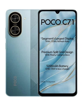 Мобільний телефон Poco C71 4/128GB Blue (Global) – фото, відгуки