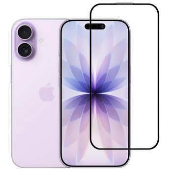 Защитное стекло LUX для Apple iPhone 17 полная проклейка черный