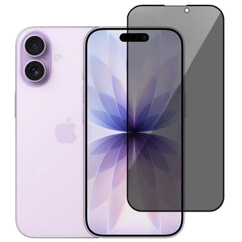 Защитное стекло Fiji Privacy для Apple iPhone 17 антишпион Anti-peeping полная проклейка черный
