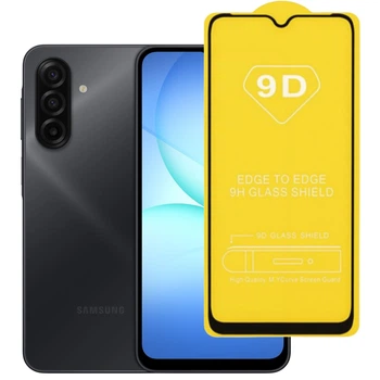 Защитное стекло TDG 9D для Samsung Galaxy A17 (A176) полная проклейка черный