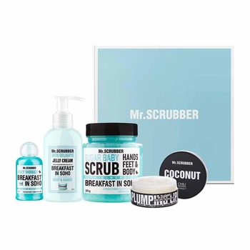 Подарочный набор косметики Mr. Scrubber Care from Soho по уходу за лицом и телом для женщин