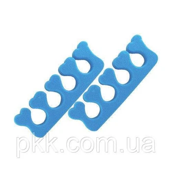 Сепаратор для манікюра і педикюра QPI Professional упаковка 2 шт QC-14 № 14/3 Голубий