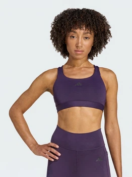 Спортивний топ для фітнесу жіночий Adidas Tlrdreact Training JW4874 M-AB Фіолетовий (4068809016192)