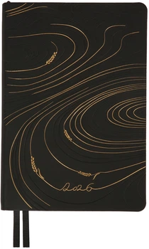 Щоденник датований Leo Planner 2026 Enigma A5 368 сторінок Чорний (252700) (5056574457493)