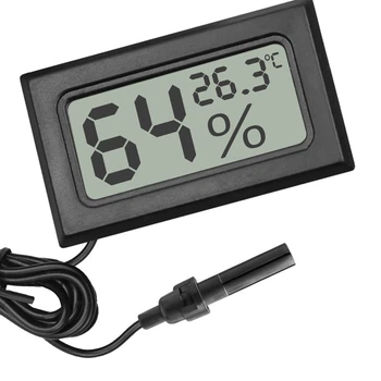 Цифровой термометр-гигрометр Kruger Meier Elonipac LCD с датчиком на кабеле 200 см