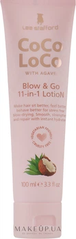 Лосьйон для укладання волосся - Lee Stafford Coco Loco With Agave Blow & Go 11-in-1 Lotion 100ml (1019311-61881)