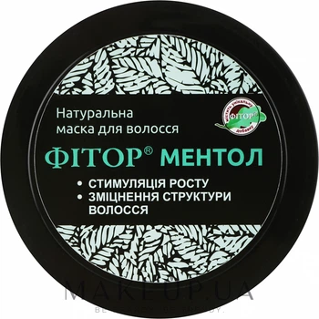 Маска для волосся "Фітор. Ментол" для зміцнення та росту волосся - Фіторія 250ml (1140633-176319)