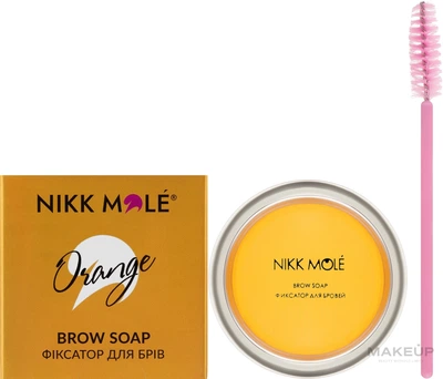 Мило-фіксатор для брів "Апельсин" - Nikk Mole Brow Soap Orange 15g (904570-88117)
