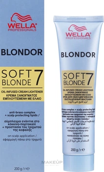 Освітлювальний крем на олійній основі - Wella Professionals Blondor Soft Blonde Cream 200g (138507-28752)
