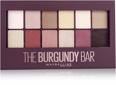 Палетка тіней для повік - Maybelline New York The Burgundy Bar Palette 9.6g (378309-1626)