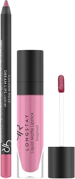 Набір для губ - Golden Rose Matte LipKit Blush Pink (lipstick/5.5 ml + lipliner/1.6g) (878686-81481)