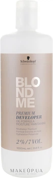 Преміум-Окислювач 2%, 7 Vol. - Schwarzkopf Professional Blondme Premium Developer 2% 1000ml (707411-34351)