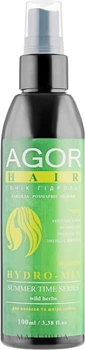 Тонік для волосся "Гідролат Hydro-Mix" - Agor Summer Hair Tonic 100ml (367289-112490)