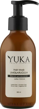 Зміцнювальна маска для волосся "Лайм і рукола" - Yuka Hair Mask 200ml (914030-61059)
