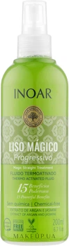Термозахист для волосся "Екстракт аргани & жасмину" - Inoar Liso Magico Progressivo Fluido 200ml (1030049-67179)