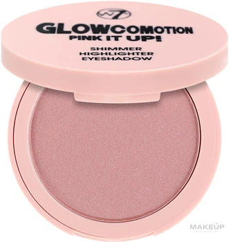 Хайлайтер-шимер - W7 Glowcomotion Pink It Up! Shimmer Highlighter Eyeshadow 8.5g (вазелінова олія, діоксид титану, магній, мінерали, парафін) (472467-16450)