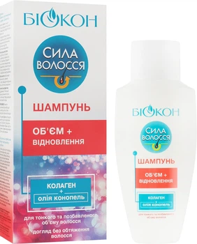 Шампунь «Об'єм + відновлення» - Біокон 215ml (136483-82992)