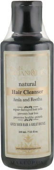 Натуральний трав'яний аюрведичний шампунь "Амла і ритха" - Khadi Organique Hair Cleanser Amla & Reetha 210ml (744842-75538)