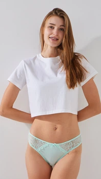 Трусы женские Nicoletta 63640 M Мятный shop (2000999293771)