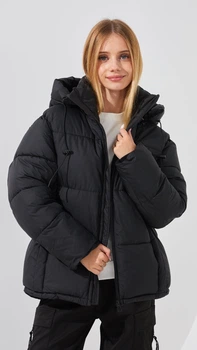 Куртка для девочки KL-501 140 см Черный shop (2000999148910)
