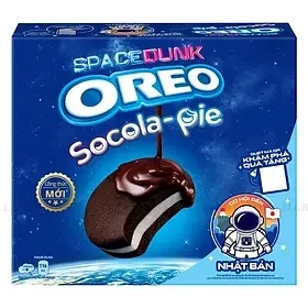 Печиво Oreo Socola Pie Space Dunk у шоколаді 336 г (12 уп х 28 г)