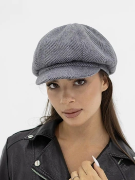 Кепі шестиклинка твідова D.Hats Сірий