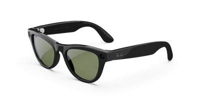 Смарт-очки Ray-Ban Meta Skyler Standard - Shiny Black / G-15 Green (RW4010 601/71 52-20)