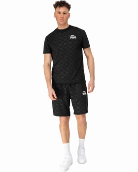 Комплект шорти та футболка чоловічий Lonsdale PRESTWOOD 117822-1500 M Black/White (4255581575881)