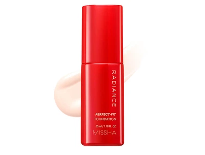 Стійка тональна основа для обличчя Missha Radiance Perfect-Fit Foundation SPF 30 PA++ №21P, 35 мл