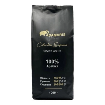 Кава в зернах Adamaris Колумбія Супремо 1кг