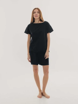 Женская пижама с шортами Black - L