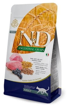 Сухий корм для котів Farmina N&D Low Grain Cat Adult Lamb & Blueberry 5 кг