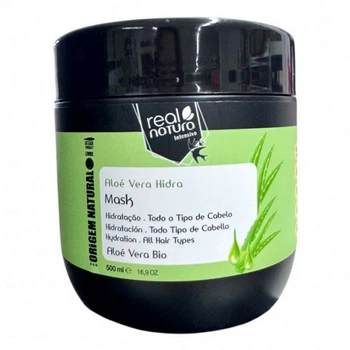 Маска для увлажнення волос Real Natura Sem Sal Aloe Vera Hidra, 500 мл (5600493411816)
