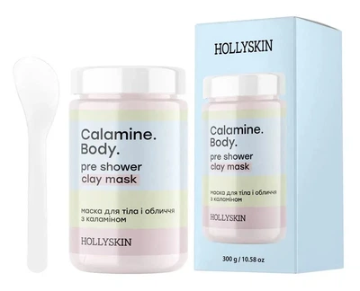 Маска для обличчя та тіла з каламіном HOLLYSKIN Calamine Body, 300 г (4823109702745)