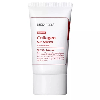 Сонцезахисний крем для обличчя для звуження пор Medi-Peel Red Lacto Collagen Pore Lifting Sun Cream SPF 50, 50 мл (8809941823189)