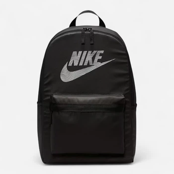 Рюкзак спортивный тканевый 25 л Nike Heritage Bkpk - Mtrl Fa25 HV8548-010 Black/Black/Reflective Slvr (0198480964834)
